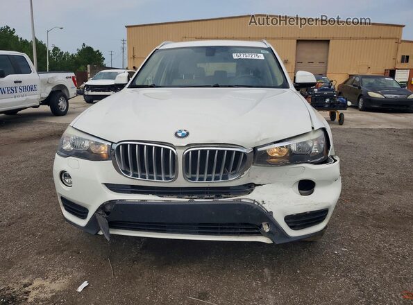 5UXWX9C57H0T01523 2017 BMW X3 Белый Вид спереди