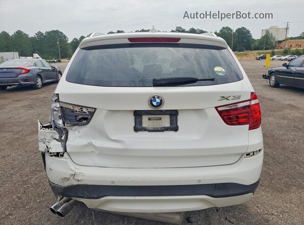 5UXWX9C57H0T01523 2017 BMW X3 Белый Вид сзади