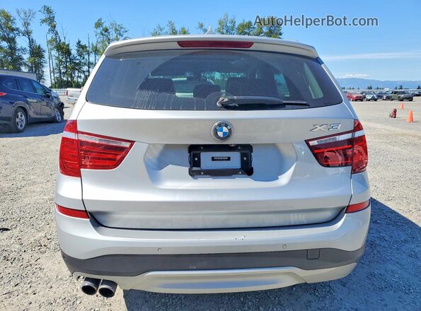 5UXWX9C58H0T08061 2017 BMW X3 Silver Widok z tyłu