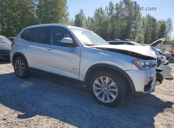 5UXWX9C58H0T08061 2017 BMW X3 Silver Przód prawy