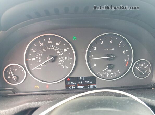 5UXWX9C59G0D67220 2016 BMW X3 Gold Вид щитка приладів