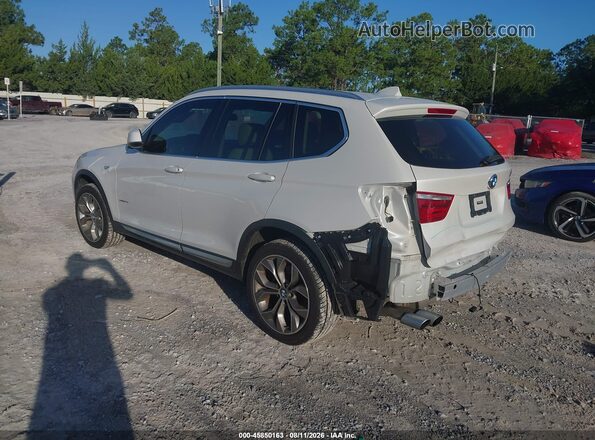 5UXWX9C59G0D89377 2016 BMW X3 White Trasero izquierdo