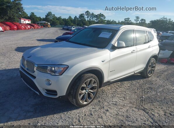 5UXWX9C59G0D89377 2016 BMW X3 White Vista tres cuartos delantera izquierda