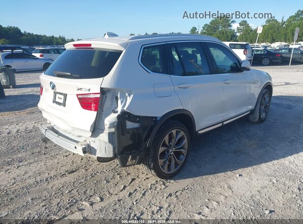 5UXWX9C59G0D89377 2016 BMW X3 White Trasero derecho
