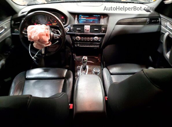 5UXWX9C59H0T03967 2017 BMW X3 Charcoal Առջևի վահանակի տեսք