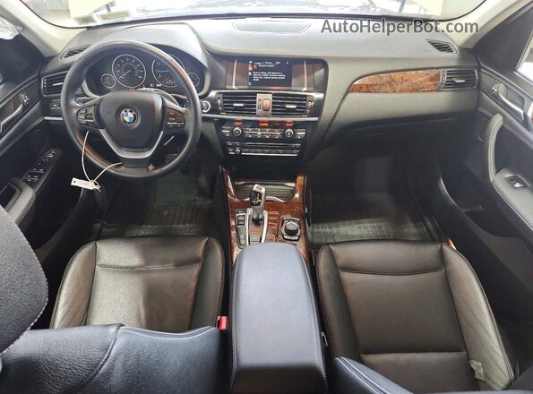 5UXWX9C59H0T11910 2017 BMW X3 White წინა პანელის ხედი