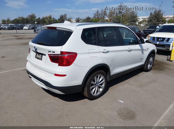 5UXWX9C5XG0D67307 2016 BMW X3 White Հետևի աջ