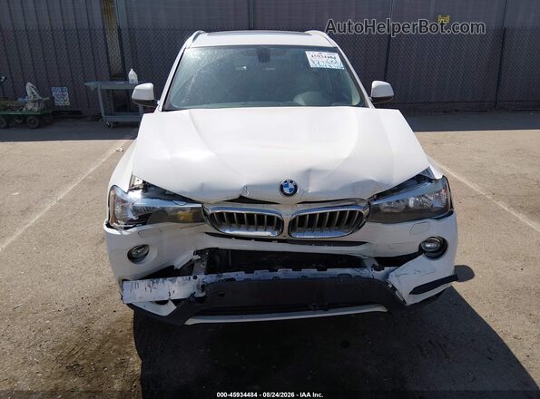 5UXWX9C5XG0D67307 2016 BMW X3 White 