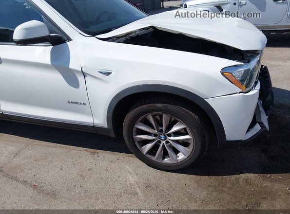5UXWX9C5XG0D67307 2016 BMW X3 White Սալոնի 360 աստիճան տեսք