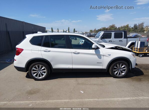 5UXWX9C5XG0D67307 2016 BMW X3 White 