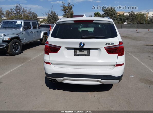 5UXWX9C5XG0D67307 2016 BMW X3 White 