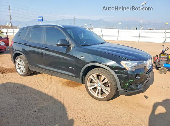 5UXWX9C5XG0D67906 2016 BMW X3 Black Delantero derecho