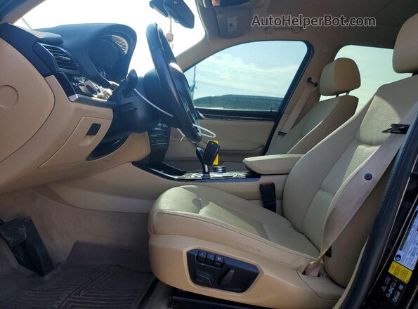 5UXWX9C5XG0D67906 2016 BMW X3 Black Vista interior delantera