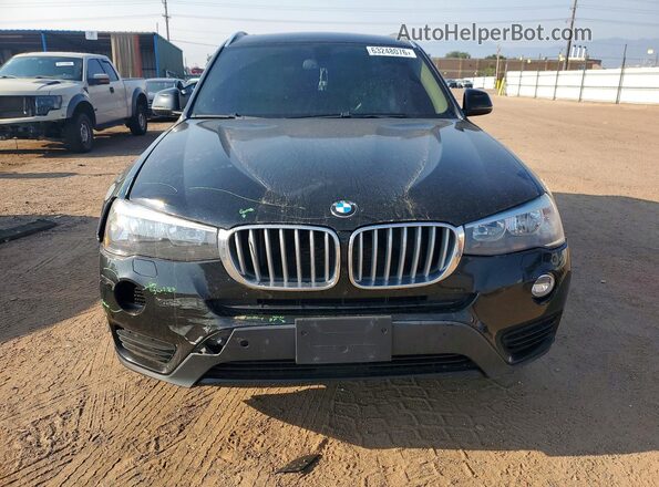 5UXWX9C5XG0D67906 2016 BMW X3 Black Vista frontal
