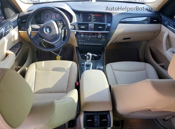 5UXWX9C5XG0D67906 2016 BMW X3 Black Vista del salpicadero