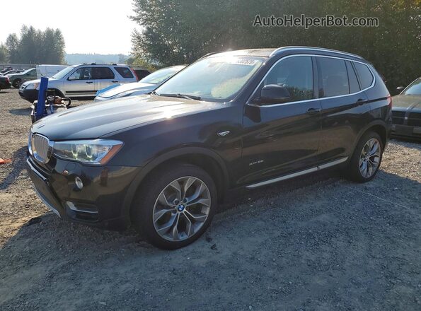 5UXWX9C5XG0D78260 2016 BMW X3 Black უკანა მარცხენა