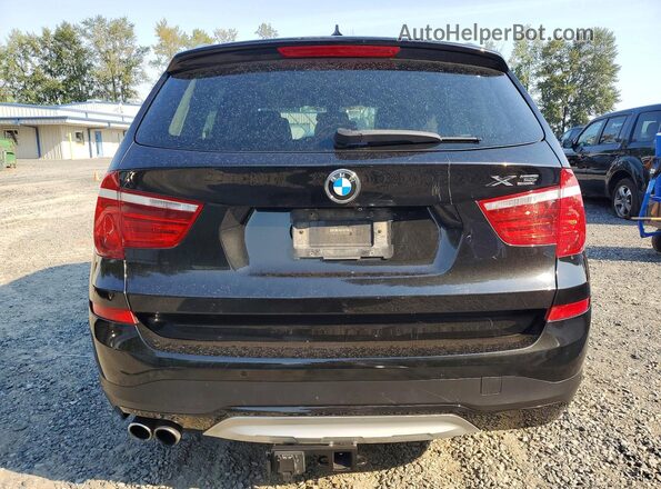 5UXWX9C5XG0D78260 2016 BMW X3 Black ძრავის განყოფილების ხედი