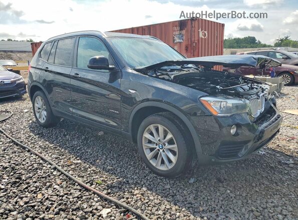5UXWX9C5XG0D86696 2016 BMW X3 Black Front right