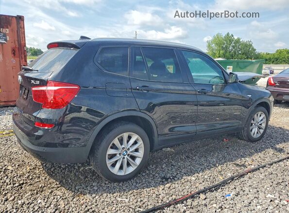 5UXWX9C5XG0D86696 2016 BMW X3 Black Rear right
