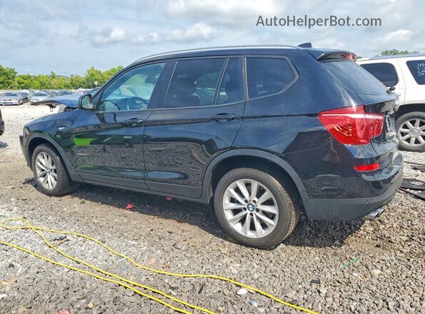 5UXWX9C5XG0D86696 2016 BMW X3 Black Rear left