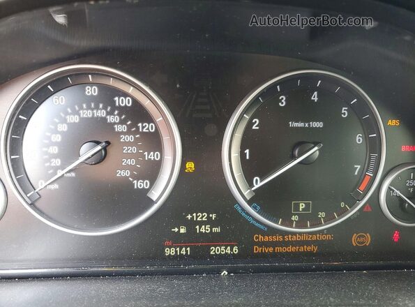 5UXWX9C5XG0D86696 2016 BMW X3 Black Instrument cluster view
