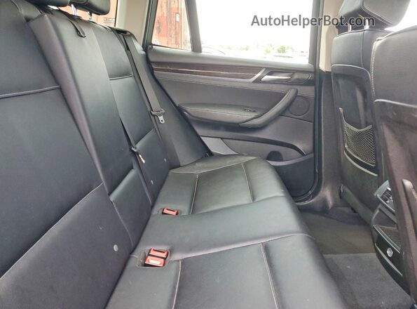 5UXWX9C5XG0D86696 2016 BMW X3 Black Rear seats view