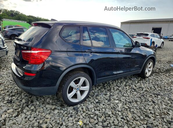 5UXWX9C5XH0T06635 2017 BMW X3 Black Przód prawy