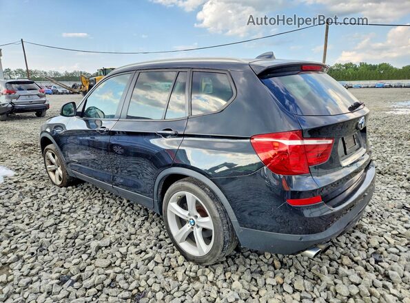 5UXWX9C5XH0T06635 2017 BMW X3 Black Tył prawy