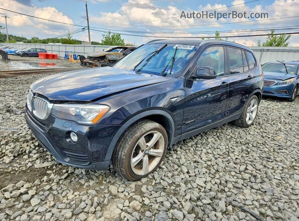 5UXWX9C5XH0T06635 2017 BMW X3 Black Tył lewy