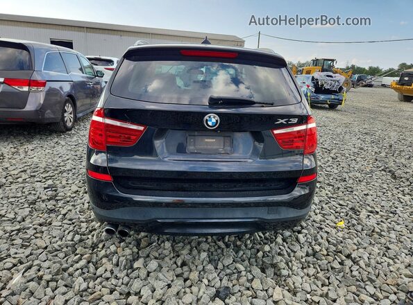 5UXWX9C5XH0T06635 2017 BMW X3 Black Widok wnętrza z przodu