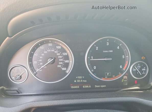 5UXWY3C50G0N87109 2016 BMW X3 White Instrument cluster view