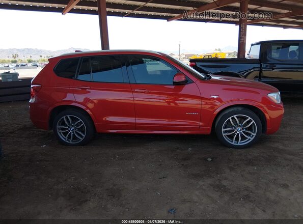 5UXWY3C56G0F84136 2016 BMW X3 Красный Вид задней части салона