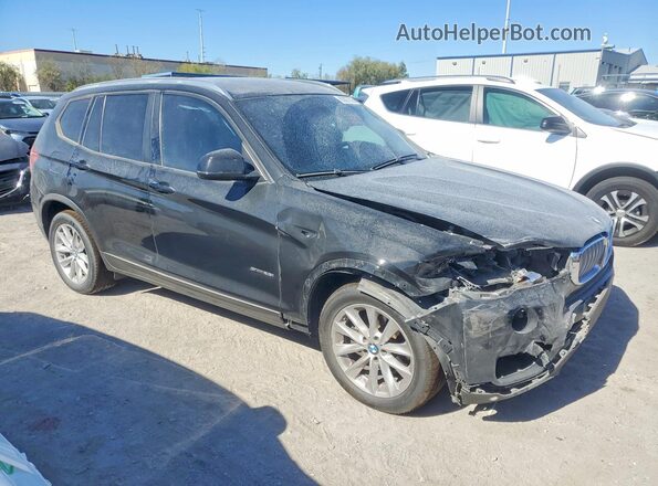 5UXWZ7C30H0V89043 2017 BMW X3 Black Delantero derecho
