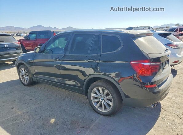 5UXWZ7C30H0V89043 2017 BMW X3 Black Trasero izquierdo