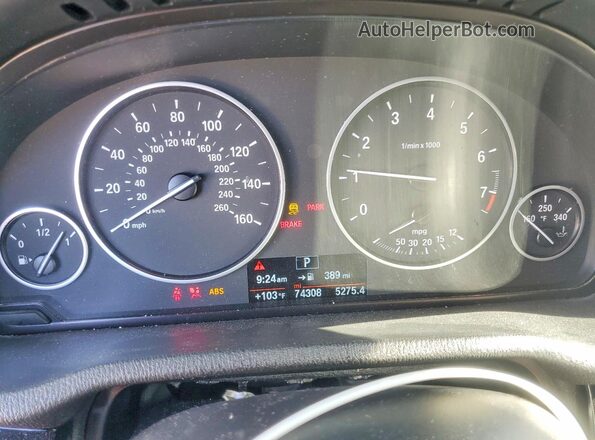 5UXWZ7C30H0V89043 2017 BMW X3 Black Vista del cuadro de instrumentos