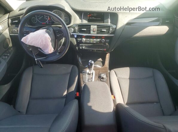 5UXWZ7C30H0V89043 2017 BMW X3 Black Vista del salpicadero