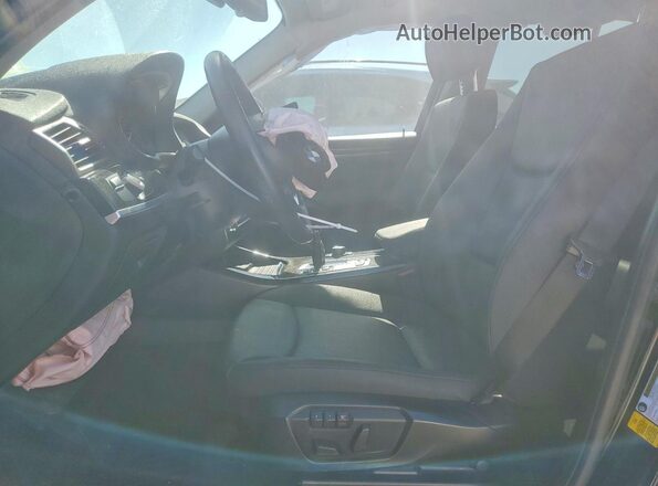 5UXWZ7C30H0V89043 2017 BMW X3 Black Vista interior delantera