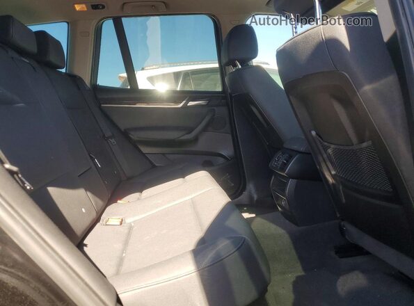 5UXWZ7C30H0V89043 2017 BMW X3 Black Vista interior trasera