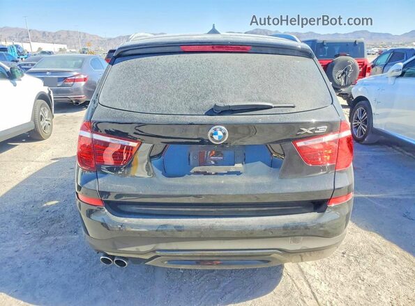 5UXWZ7C30H0V89043 2017 BMW X3 Black Vista trasera