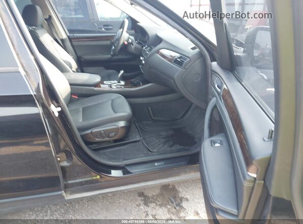 5UXWZ7C31H0V94638 2017 BMW X3 Black Սալոնի դիմացի տեսք