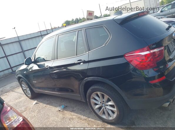 5UXWZ7C31H0V94638 2017 BMW X3 Black Սալոնի 360 աստիճան տեսք