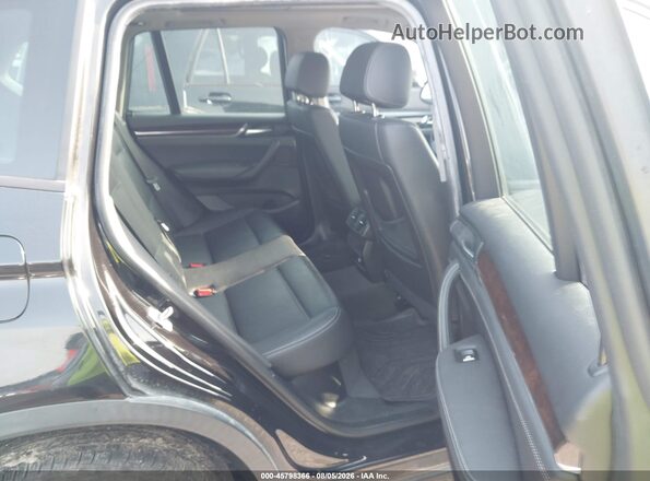 5UXWZ7C31H0V94638 2017 BMW X3 Black VIN կոդի պիտակի տեսք