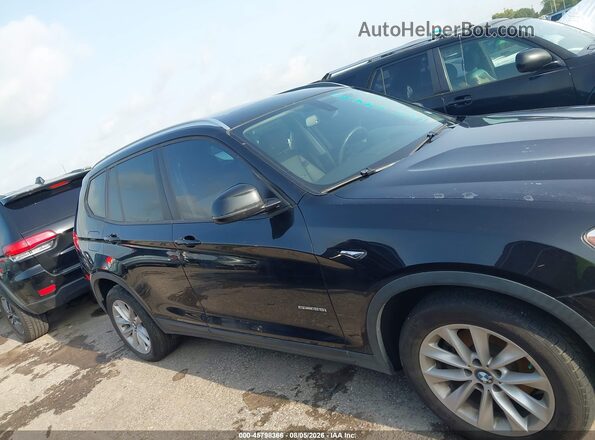 5UXWZ7C31H0V94638 2017 BMW X3 Black Սալոնի հետևի տեսք
