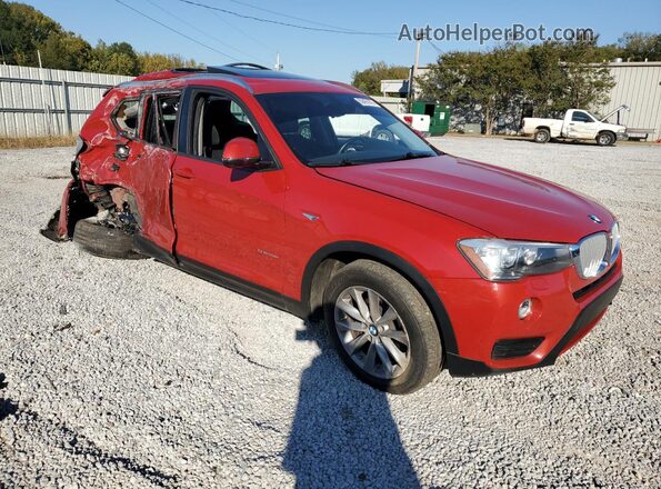 5UXWZ7C32H0V89769 2017 BMW X3 Красный Передняя правая четверть