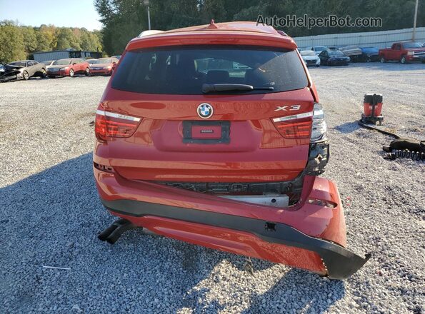 5UXWZ7C32H0V89769 2017 BMW X3 Красный Вид сзади