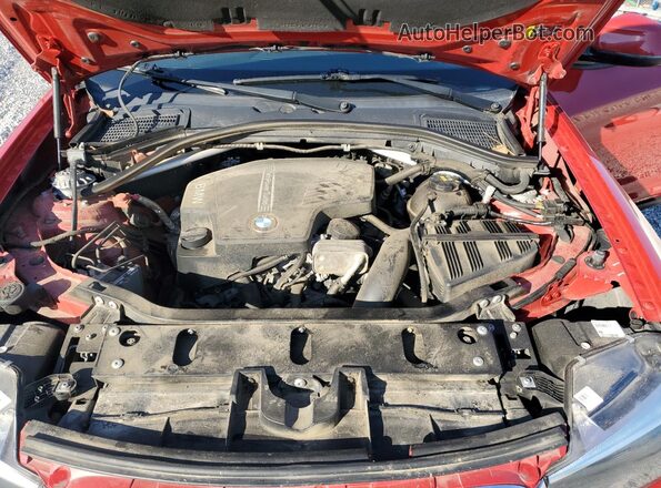 5UXWZ7C32H0V89769 2017 BMW X3 Красный Вид подкапотного пространства