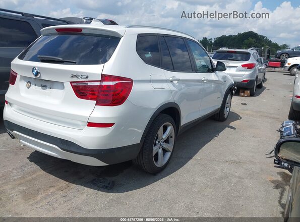 5UXWZ7C32H0V94289 2017 BMW X3 White Հետևի աջ