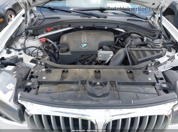 5UXWZ7C32H0V94289 2017 BMW X3 White Հետևի տեսք