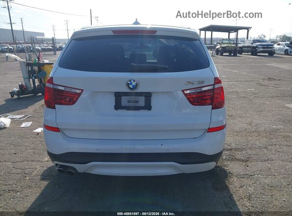 5UXWZ7C35H0X42628 2017 BMW X3 White 