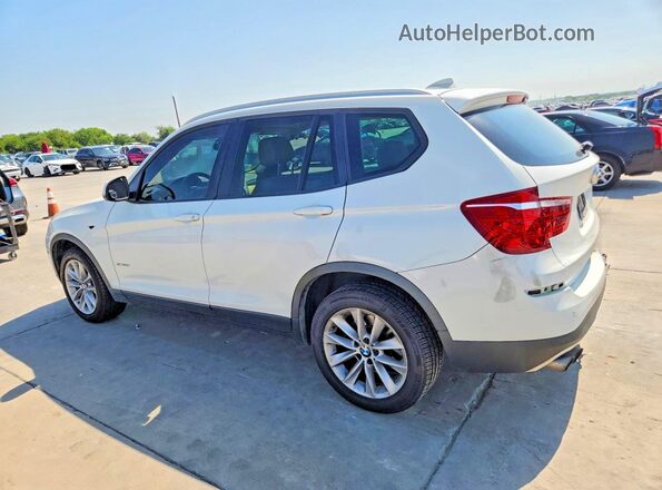 5UXWZ7C36H0V91475 2017 BMW X3 White Հետևի ձախ
